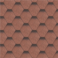 Гнучка Бітумна черепиця SHINGLES Hexagonal Сота меланж