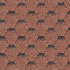 Гнучка Бітумна черепиця SHINGLES Hexagonal Сота меланж